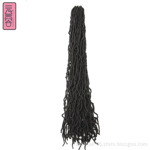 Wholesale 24inch Bobbi Boss Nu Locs 30 36 inch Synthetic Crochet Hair Braid Extensions Ombre Faux locs Hair Nu locs Braid Hair